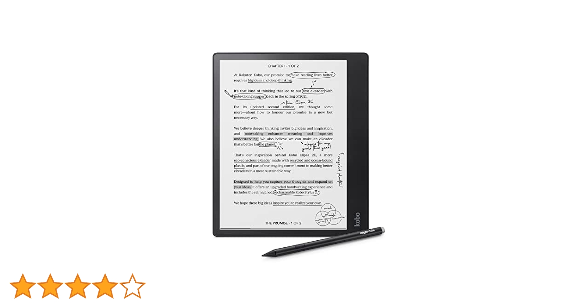 【未使用】kobo elipsa 2E Kobo Elipsa 2E review | Best Buy Blog